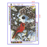 Full Diamond Painting kit - Cardinal's Nest