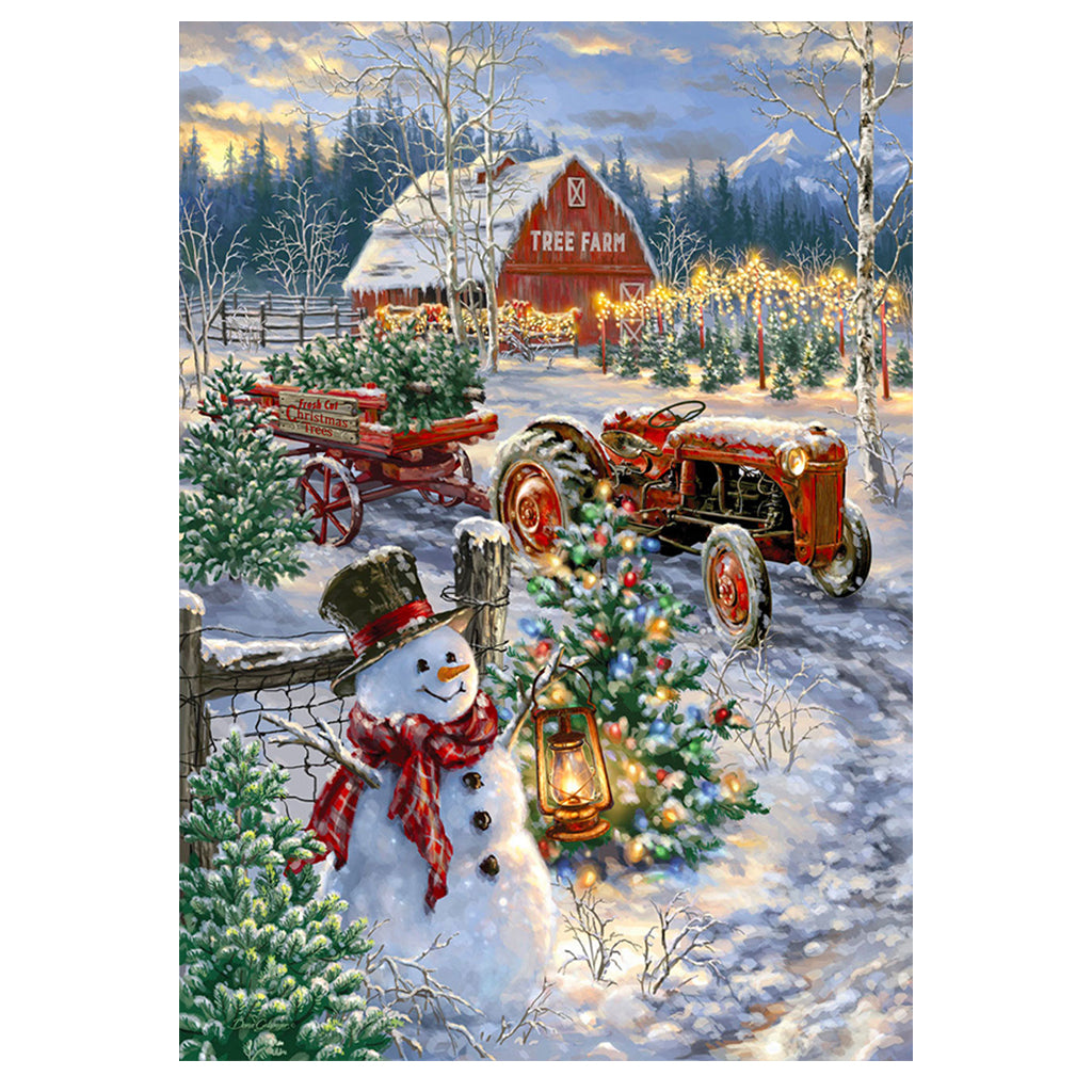 Full Diamond Painting kit - Christmas in the countryside
