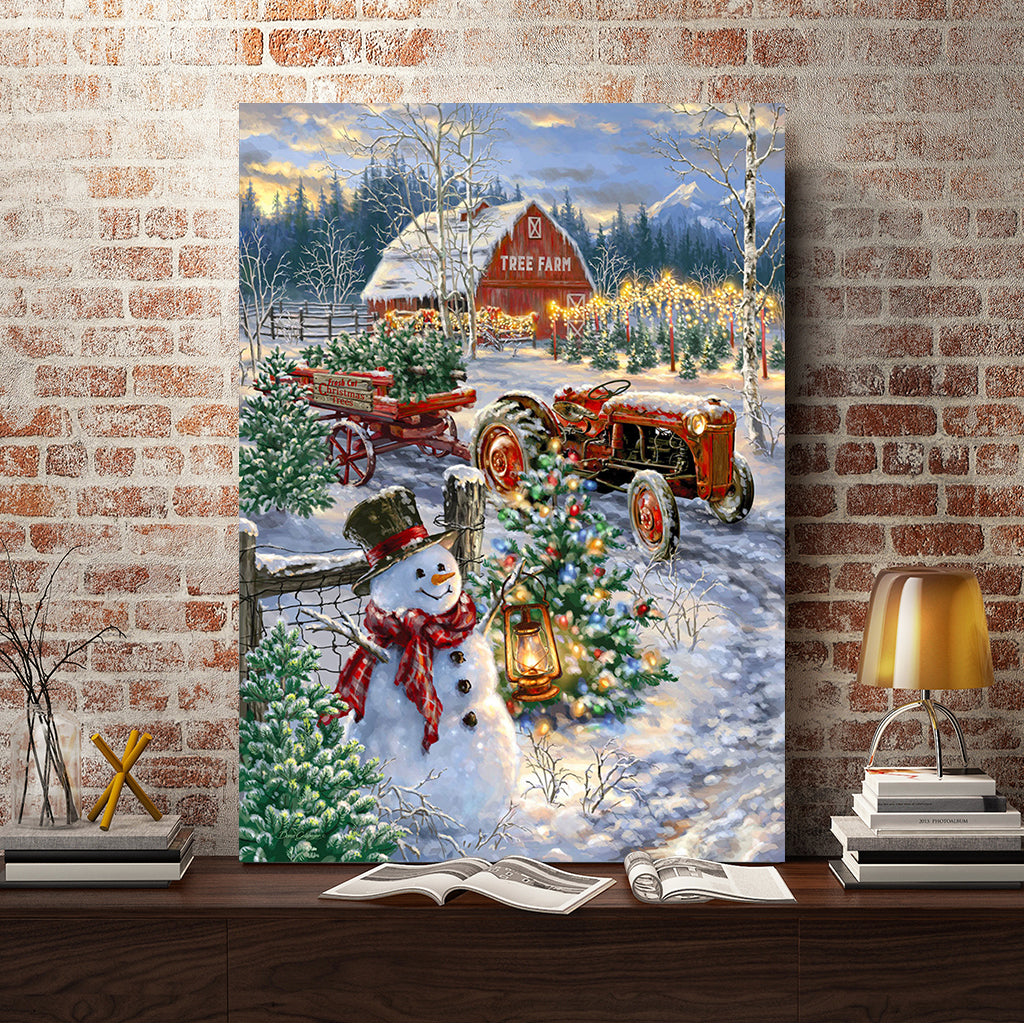 Full Diamond Painting kit - Christmas in the countryside
