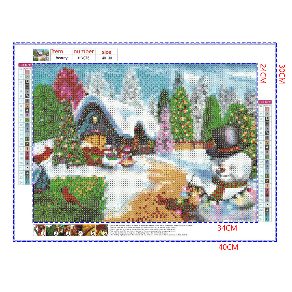 Full Diamond Painting kit - Beautiful christmas