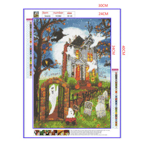 Full Diamond Painting kit - Haunted mansion