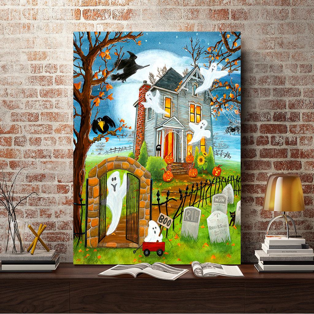 Full Diamond Painting kit - Haunted mansion