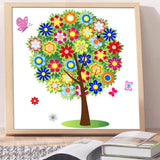 Full Diamond Painting kit - Flower tree