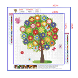 Full Diamond Painting kit - Flower tree
