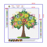 Full Diamond Painting kit - Flower tree