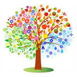 Full Diamond Painting kit - Four Seasons Tree
