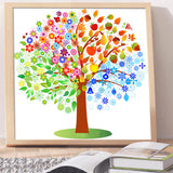 Full Diamond Painting kit - Four Seasons Tree