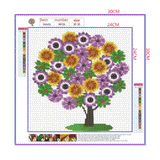 Full Diamond Painting kit - Flower tree