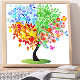 Full Diamond Painting kit - Four Seasons Tree