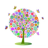 Full Diamond Painting kit - Flower tree