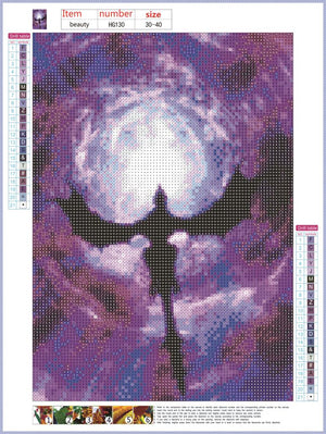 Full Diamond Painting kit - Flying dragon
