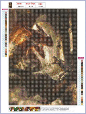 Full Diamond Painting kit - Big dragon