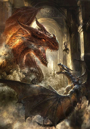 Full Diamond Painting kit - Big dragon