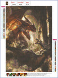 Full Diamond Painting kit - Big dragon