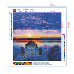 Full Diamond Painting kit - Plank road of the sea