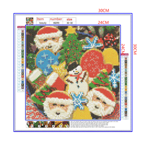 Full Diamond Painting kit - Christmas decorations