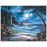 Full Diamond Painting kit - The seaside at night