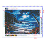 Full Diamond Painting kit - The seaside at night