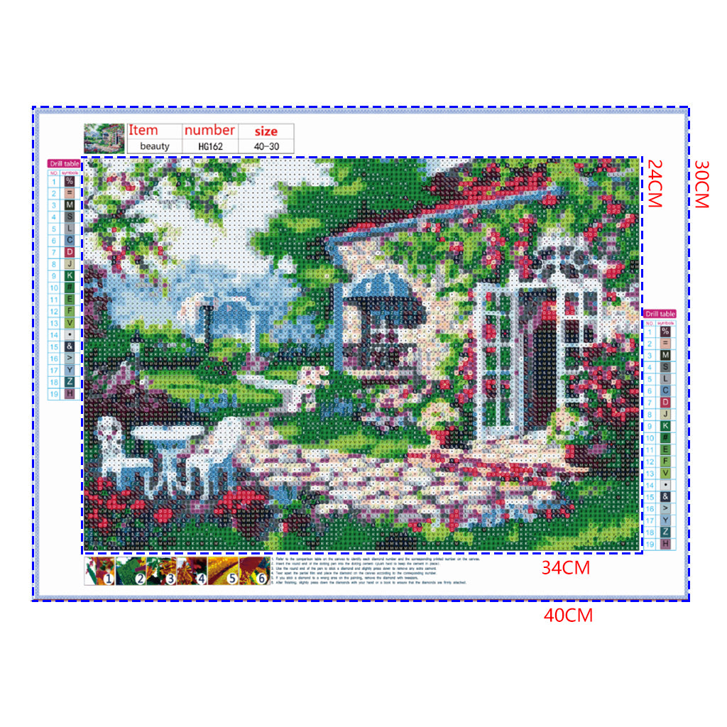 Full Diamond Painting kit - Beautiful house in the wild