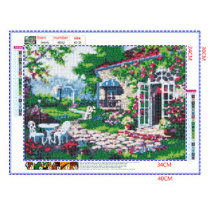 Full Diamond Painting kit - Beautiful house in the wild