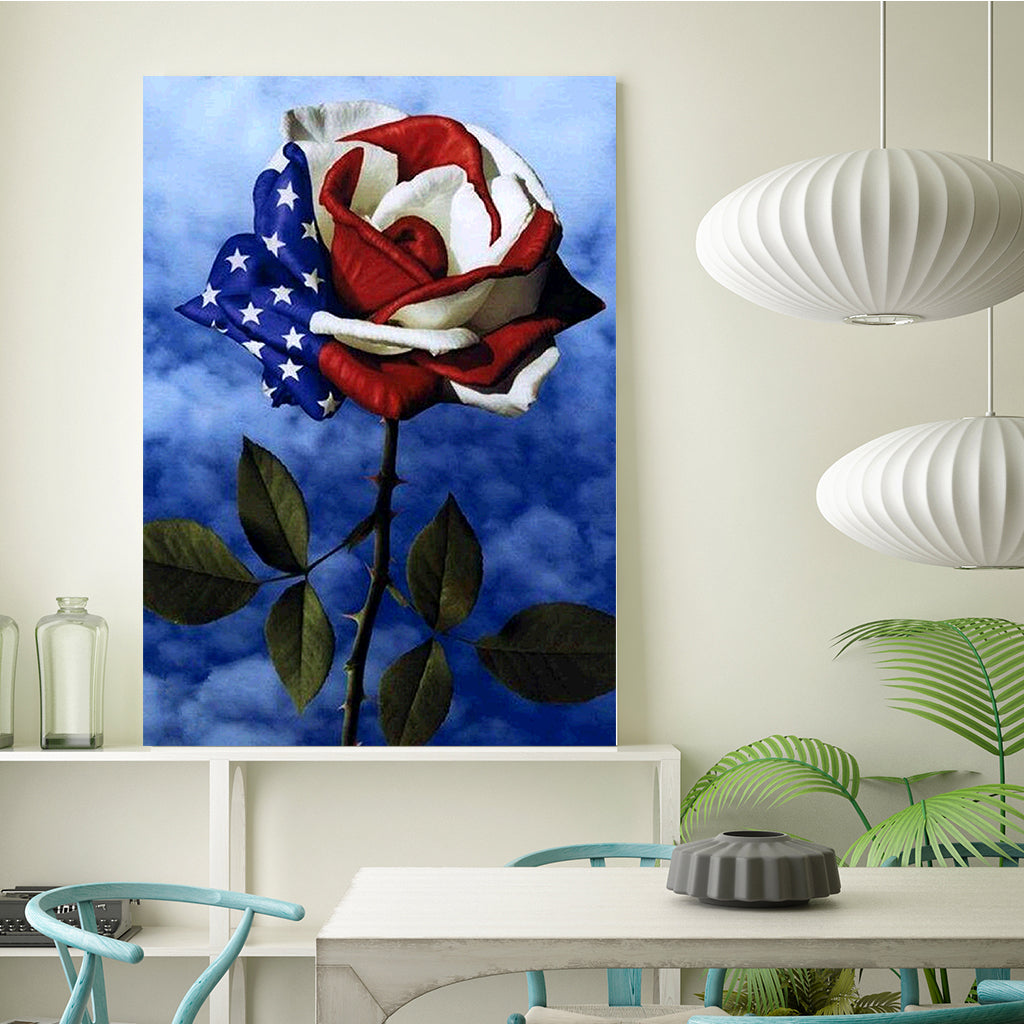 Full Diamond Painting kit - American flower
