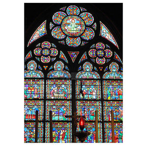 Full Diamond Painting kit - Stained glass windows of Cath¨¦drale Notre Dame de Paris