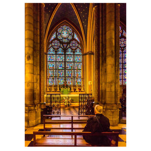 Full Diamond Painting kit - Interior view of Cath¨¦drale Notre Dame de Paris