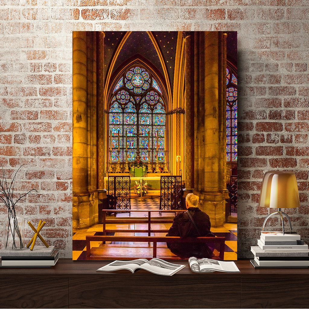 Full Diamond Painting kit - Interior view of Cath¨¦drale Notre Dame de Paris