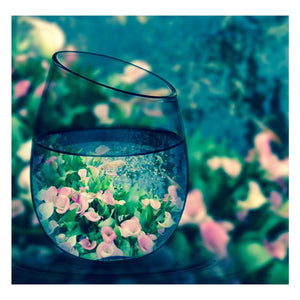 Full Diamond Painting kit - The reflection of the pond in the glass