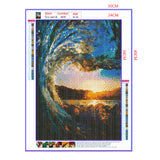 Full Diamond Painting kit - Sea Waves