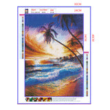Full Diamond Painting kit - Beautiful scenery by the sea
