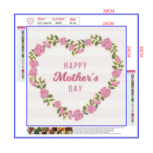Full Diamond Painting kit - Happy Mothers' Day