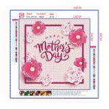 Full Diamond Painting kit - Happy Mothers' Day