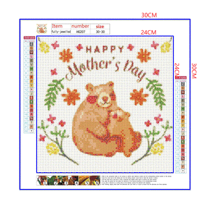 Full Diamond Painting kit - Happy Mothers' Day