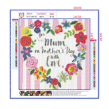 Full Diamond Painting kit - Happy Mothers' Day