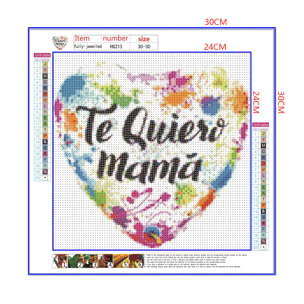 Full Diamond Painting kit - Happy Mothers' Day
