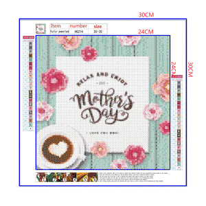 Full Diamond Painting kit - Happy Mothers' Day