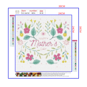 Full Diamond Painting kit - Happy Mothers' Day