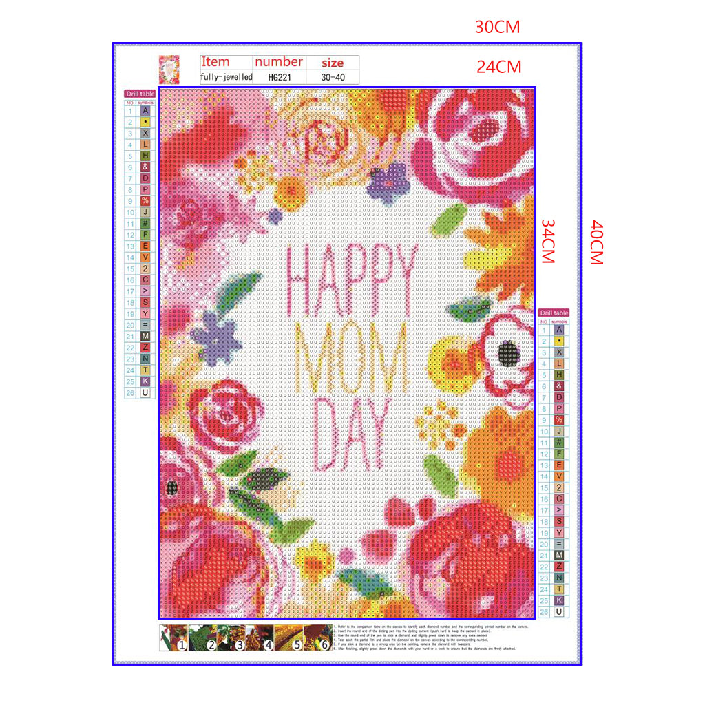 Full Diamond Painting kit - Happy Mothers' Day