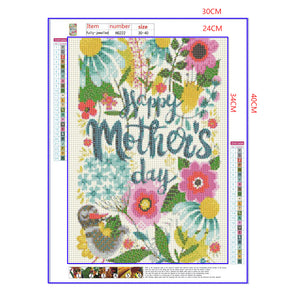 Full Diamond Painting kit - Happy Mothers' Day