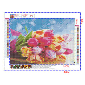 Full Diamond Painting kit - Fresh flowers