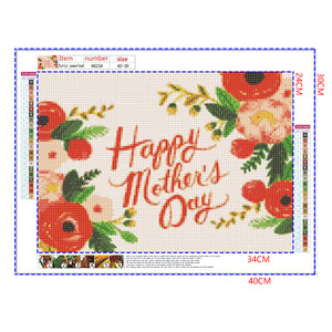 Full Diamond Painting kit - Happy Mothers' Day