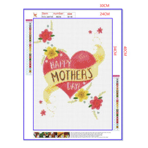 Full Diamond Painting kit - Happy Mothers' Day