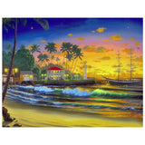 Full Diamond Painting kit - Sunset by the sea