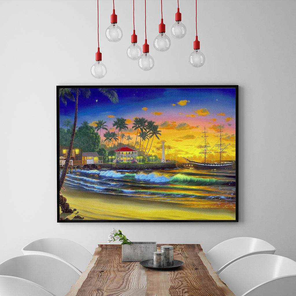 Full Diamond Painting kit - Sunset by the sea