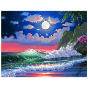 Full Diamond Painting kit - Beautiful view of the sea