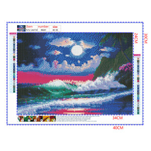 Full Diamond Painting kit - Beautiful view of the sea