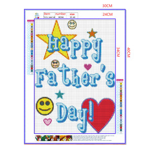 Full Diamond Painting kit - Happy father's day