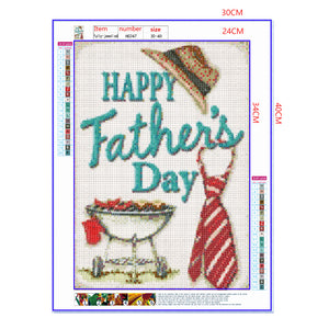 Full Diamond Painting kit - Happy father's day