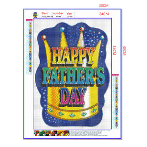 Full Diamond Painting kit - Happy father's day